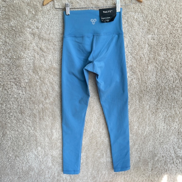 Tna Aritzia Legging Womens Size XS Blue TnAction Hi-Rise Atmosphere Ankle - Picture 8 of 9